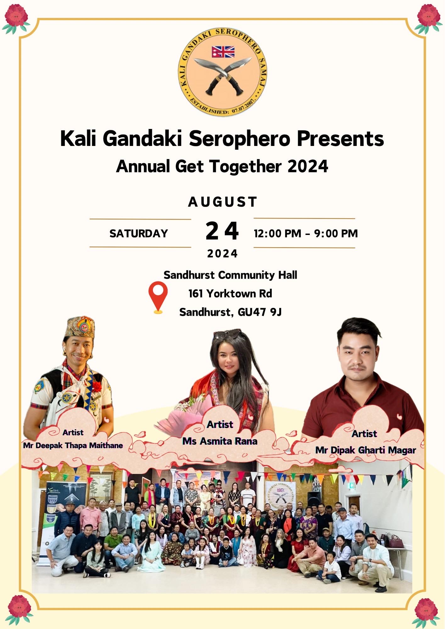 Poster of Asmita Rana's Kali gandaki serophero uk Program